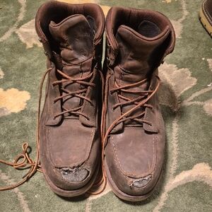 Red Wing Shoes Dark Brown Leather Boots